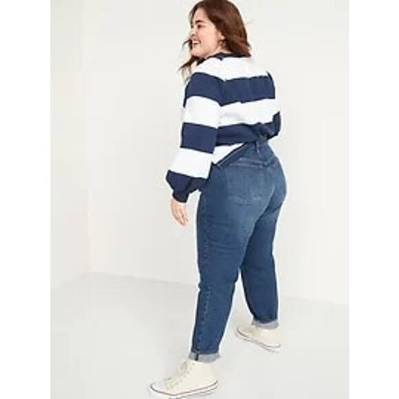 Old Navy Jeans Womens Sz 18 Blue Sky Hi Straight Extra High Rise Secret Pockets - Picture 3 of 4